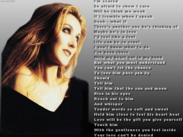 Céline Dion ?